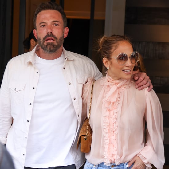 J Lo's Pink Pussy-Bow Blouse With Ben Affleck on Honeymoon