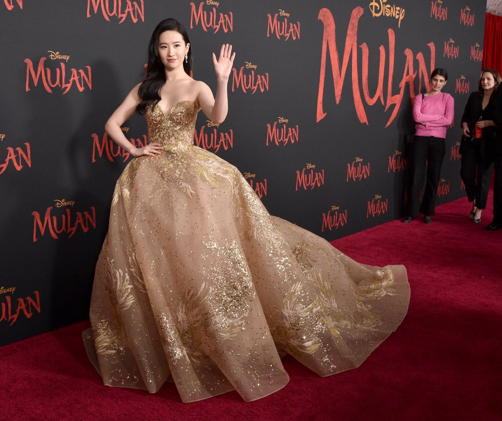 Liu Yifei at the World Premiere of Mulan in LA