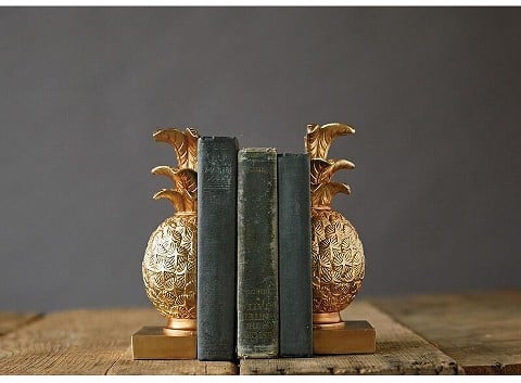 Pineapple Bookends