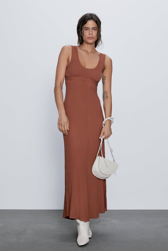 Zara Long Knit Dress Summer Fashion Trends 2020 POPSUGAR Fashion