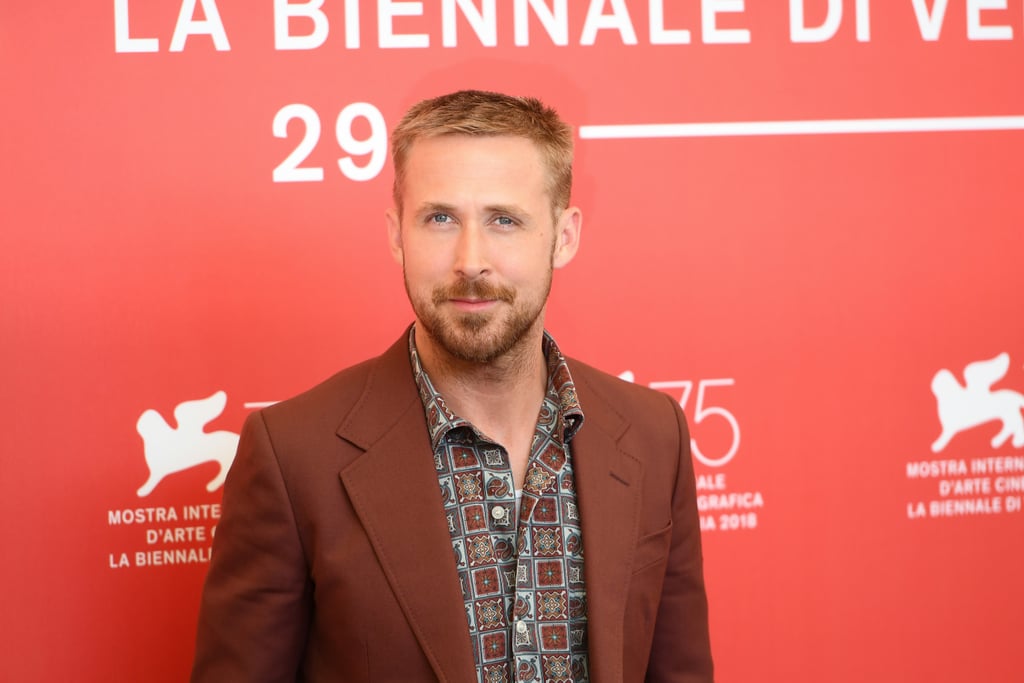 Ryan Gosling Promoting First Man Pictures