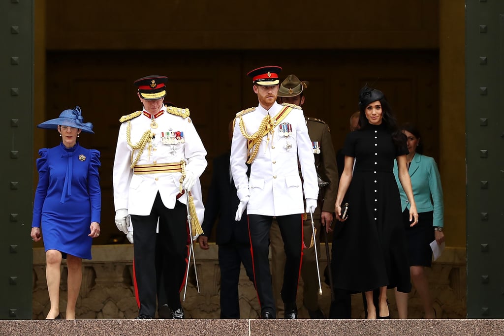 Prince Harry and Meghan Markle at ANZAC Memorial in Sydney