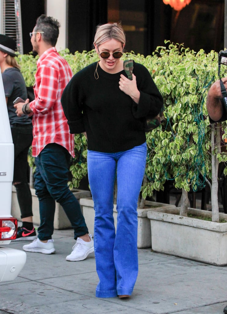 Hilary Duff Wearing Bell Bottoms in LA Pictures