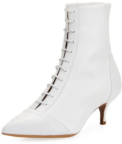 Tabitha Simmons Emmet Point-Toe Lace-Up Leather Boot