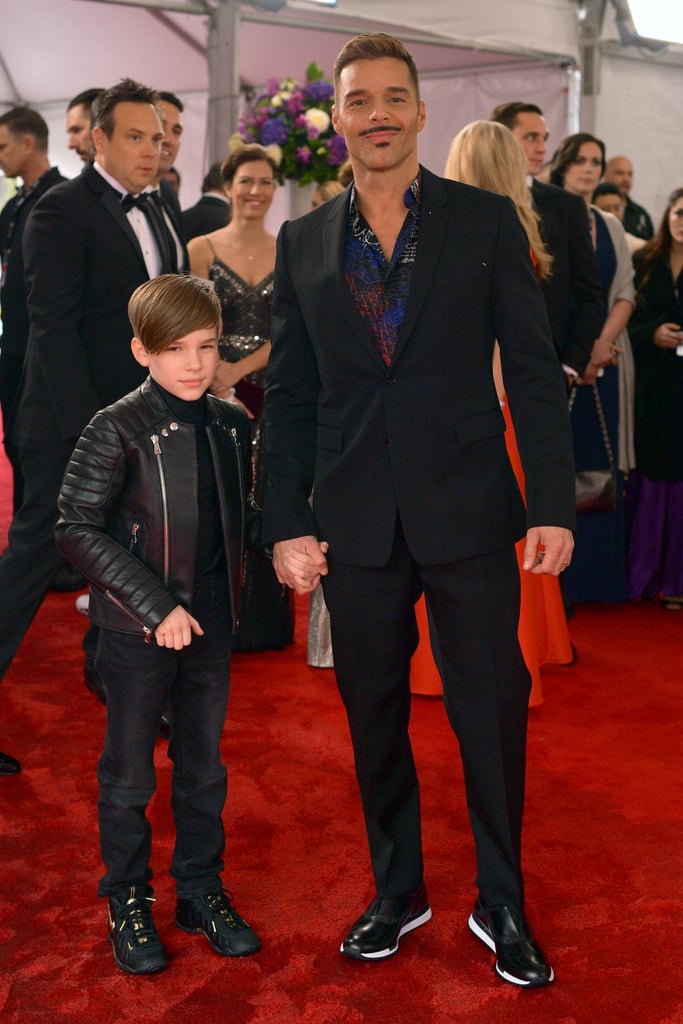 Ricky Martin and His Son at the 2019 Grammys