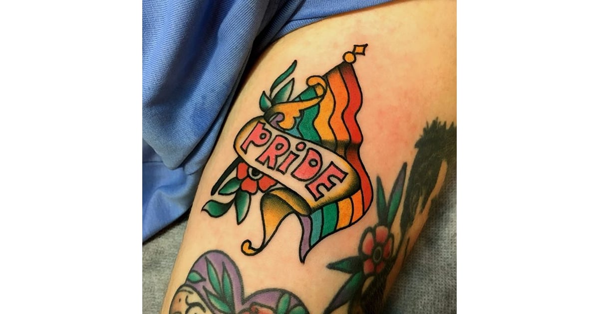 Pride Flag Gay Pride Tattoos Popsugar Love And Sex Photo 6