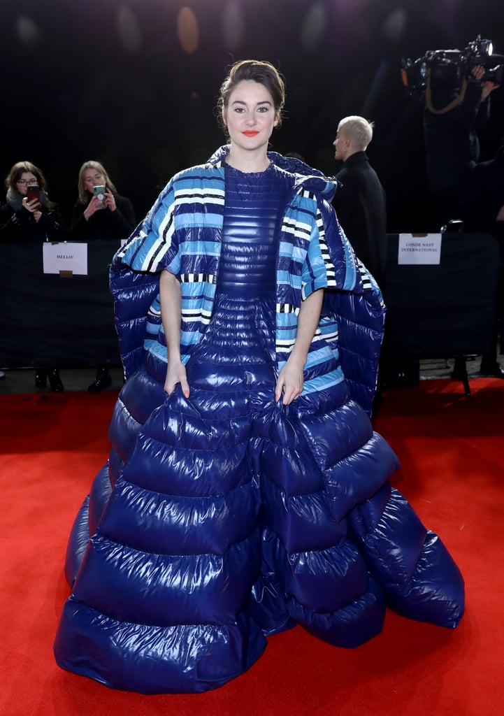Shailene Woodley in Moncler at British Fashion Awards 2019