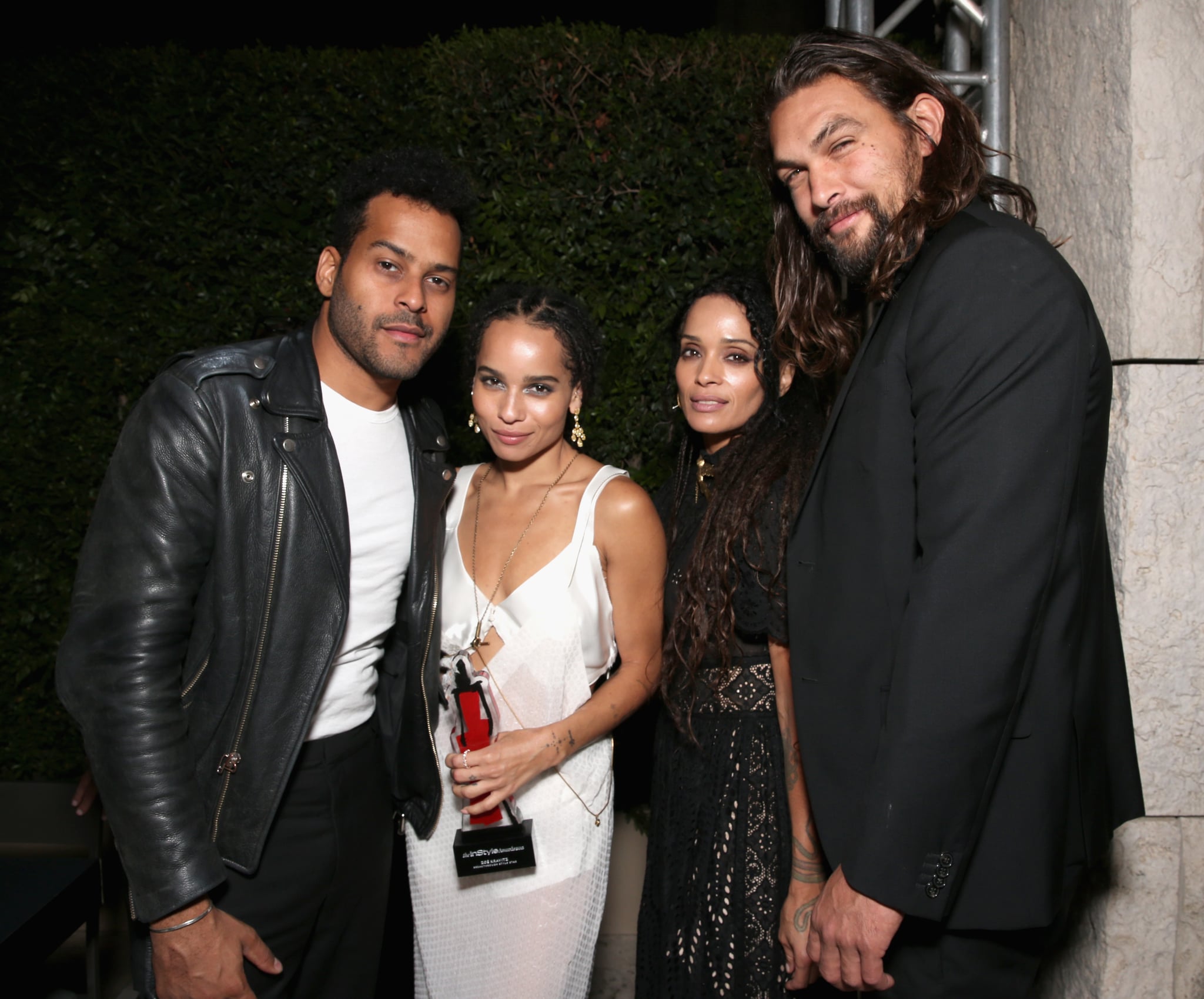 Jason és Lisa 2015 októberében az InStyle Awards-on dupla randevúztak Zoë-vel és Twin Shadow énekesnővel.