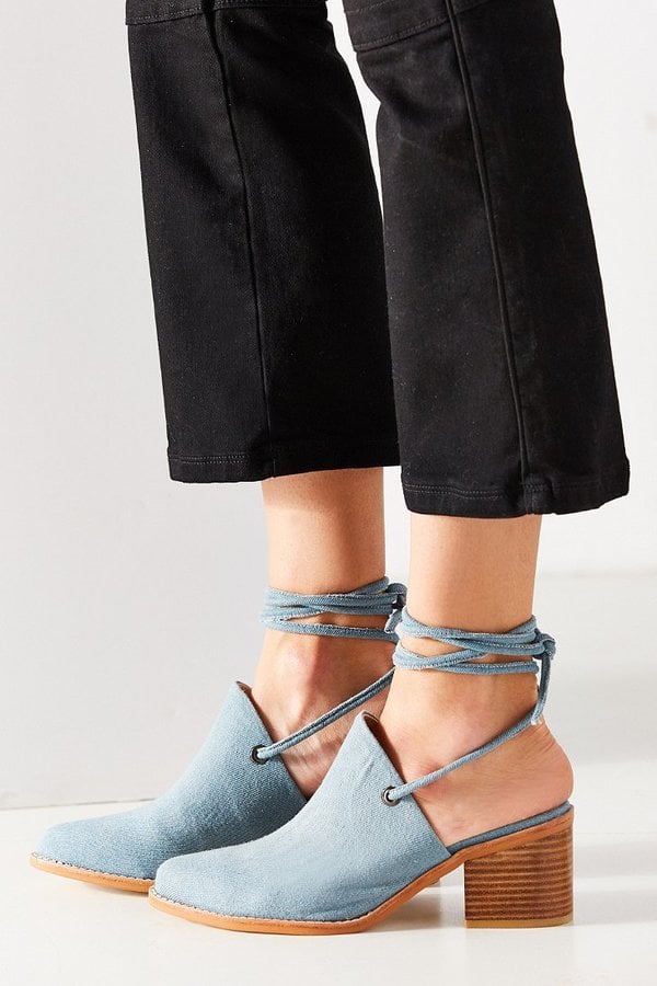 Intentionally Blank Button Mule ($171)