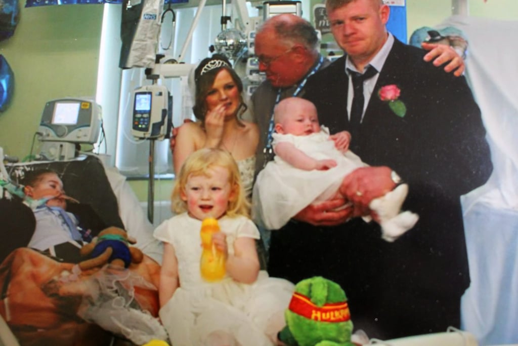 Corey Edwards's Parents Get Married at Bedside