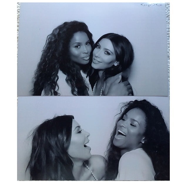 Kim and Ciara let out a laugh.
Source: Instagram user kimkardashian