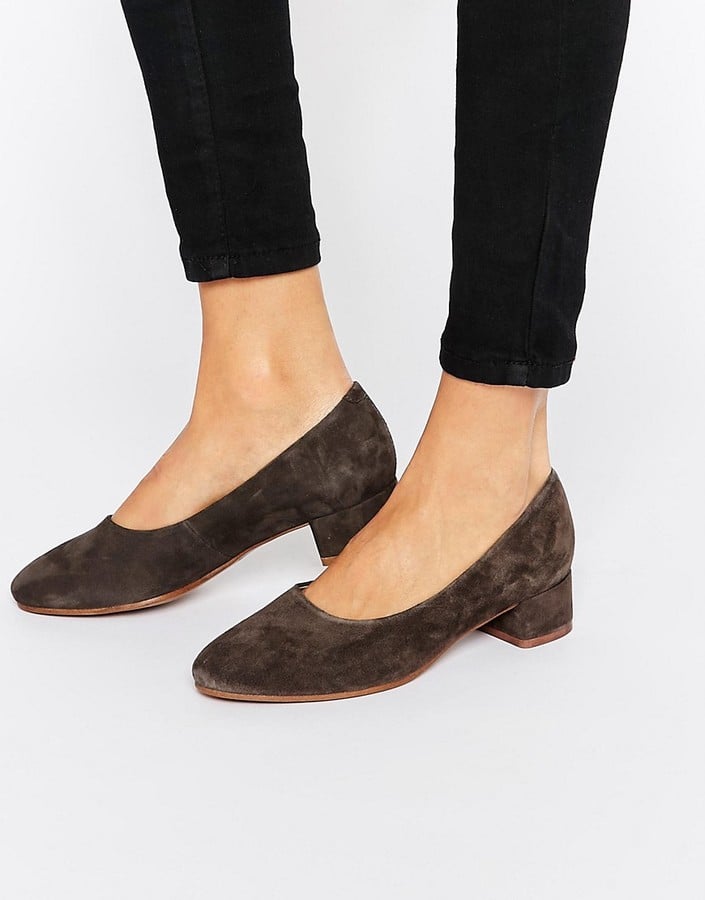 Vagabond Jamilla Dark Gray Suede Block Heel Shoe ($113) | Ultimate Guide to Fall's Biggest Shoe Trends | POPSUGAR Fashion Photo 47