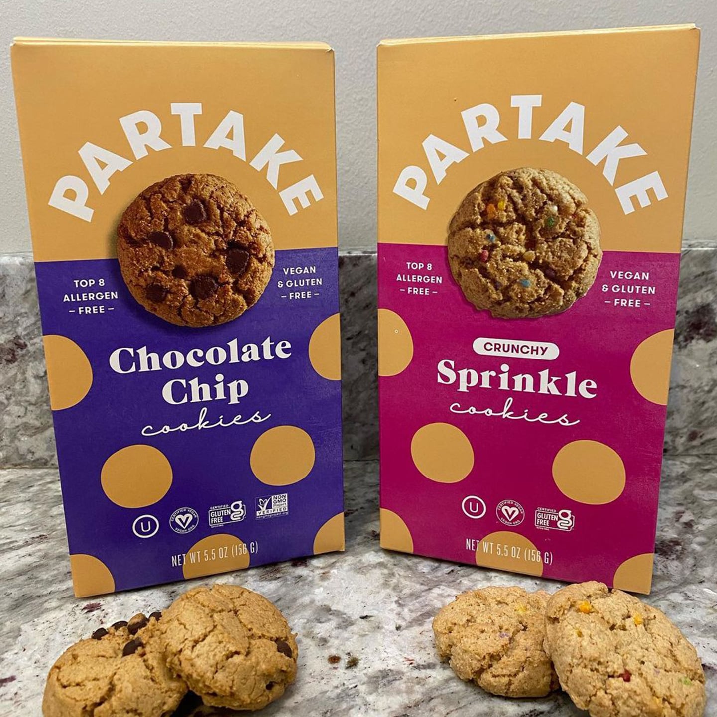 Partake Sprinkle and Chocolate Chip Cookies at Trader Joe's