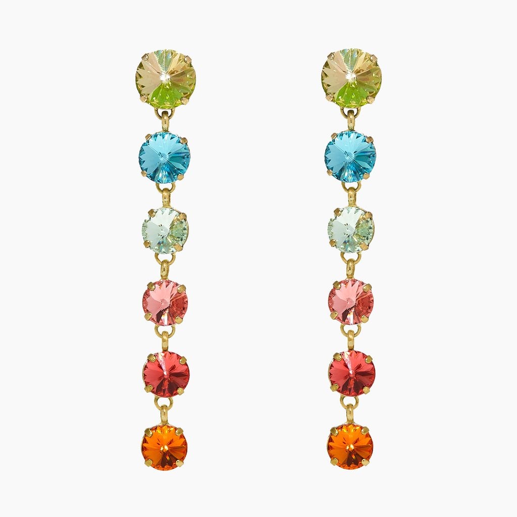 Roxanne Assoulin Technicolor Rainbow Earrings