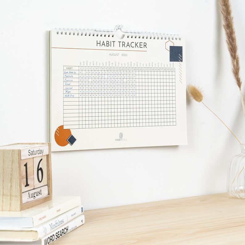 Habit Tracking Calendar The Best Habit Trackers POPSUGAR Fitness