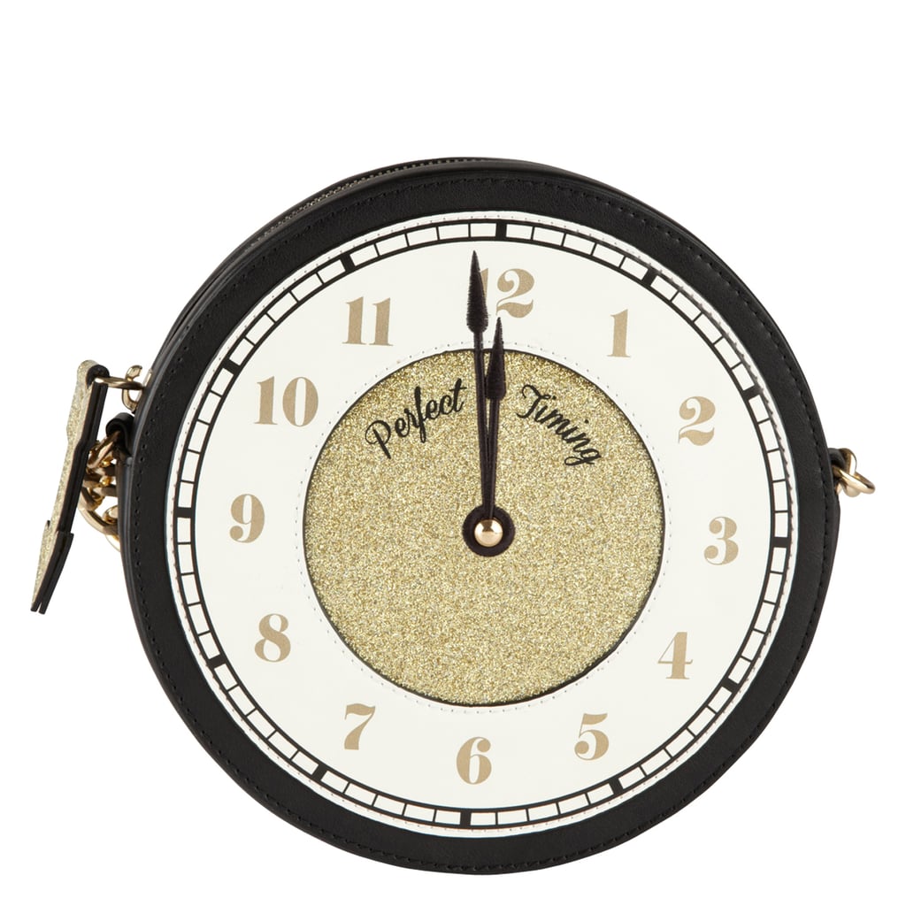 Aldo Clock-Themed Clutch