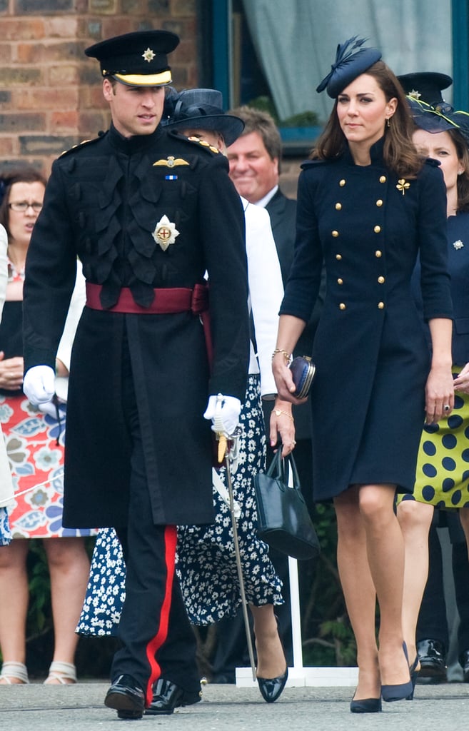 Kate Middleton at King Edwards VII Hospital in 2012