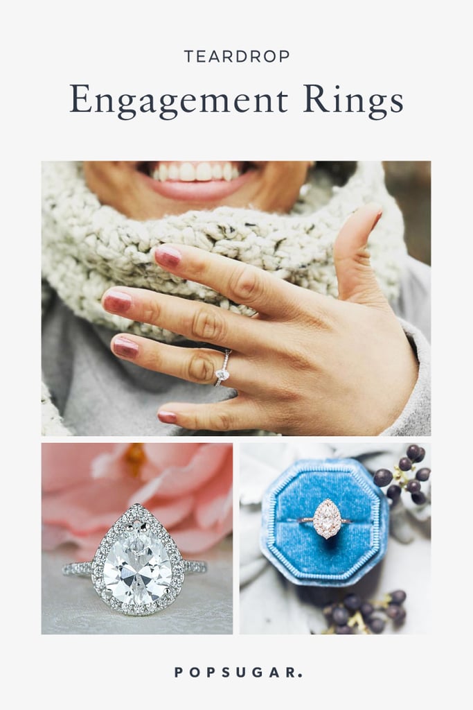 Teardrop Engagement Rings