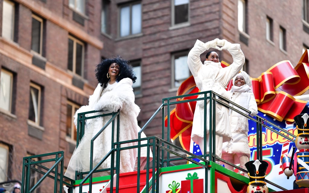Diana Ross and Family at the Macy's Thanksgiving Parade 2018