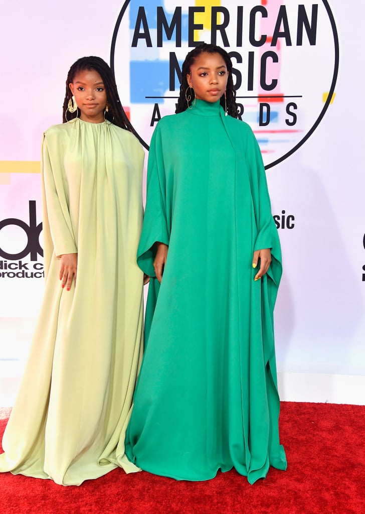 American Music Awards Red Carpet Dresses 2018