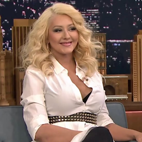 Christina Aguilera's Celebrity Impressions on Tonight Show