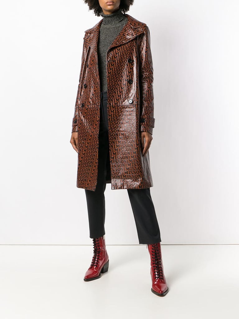 Missoni Leather Trench Coat