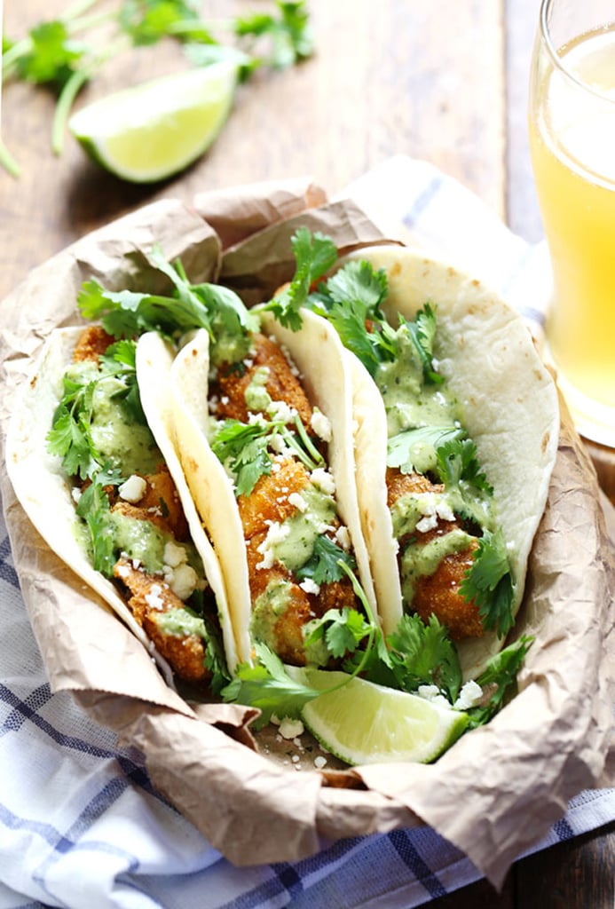 Crispy Fish Tacos With Jalapeño Sauce | Fast and Easy Shrimp and Fish ...