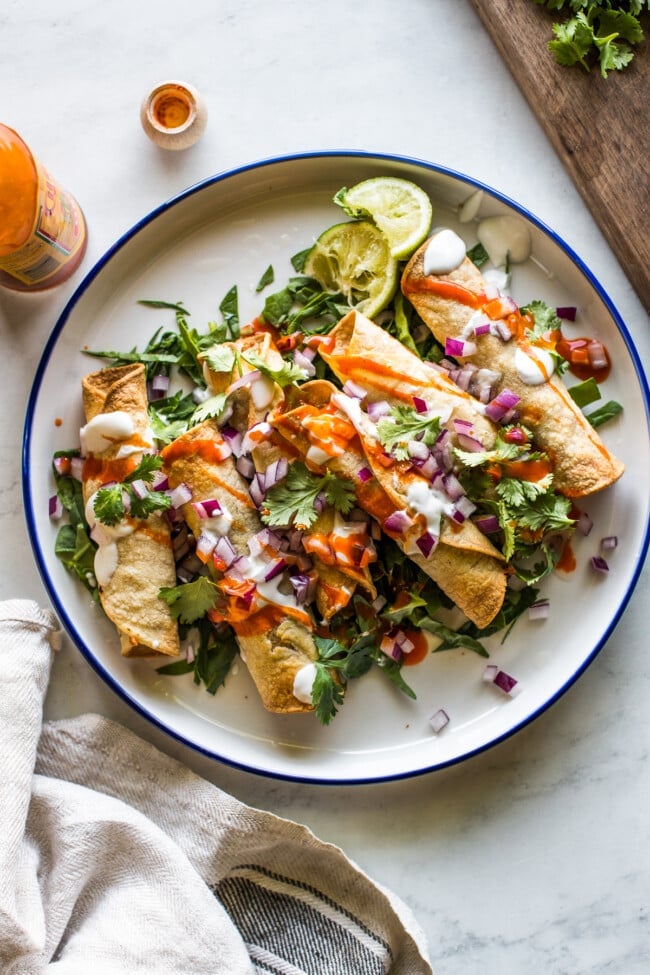 Healthy Air-Fryer Recipe: Air-Fryer Chicken Taquitos