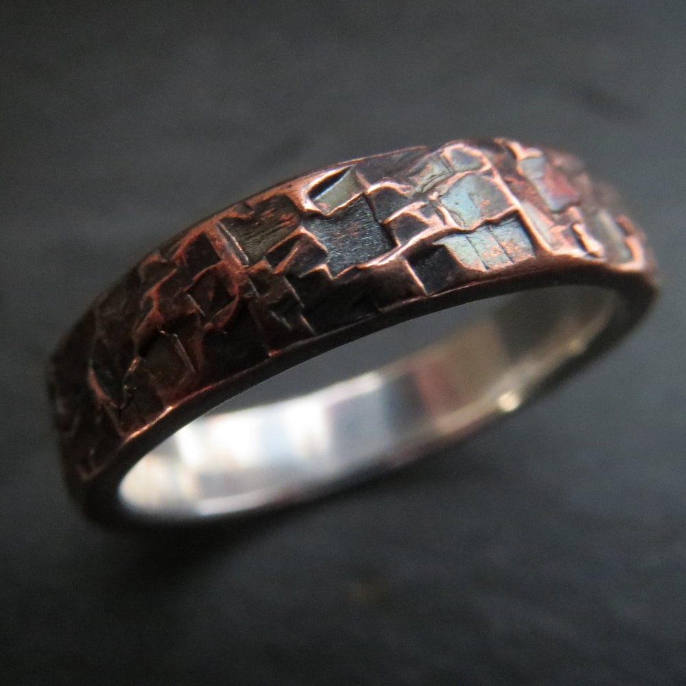 Rustic Steampunk Wedding Ring ($205)