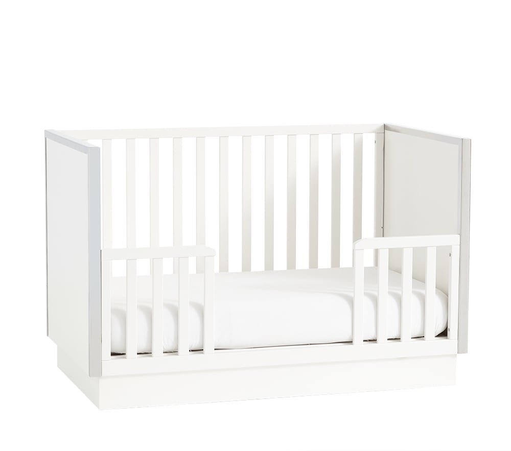 White Art Deco Crib