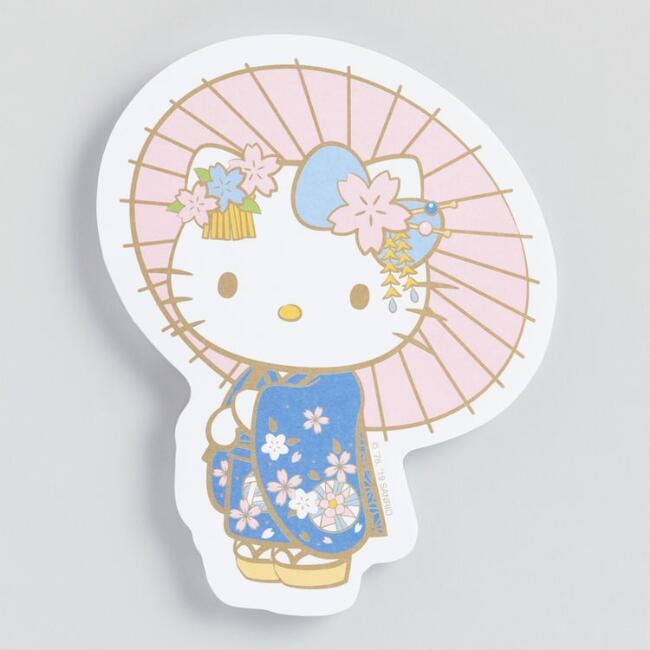 Hello Kitty Die Cut Notepad