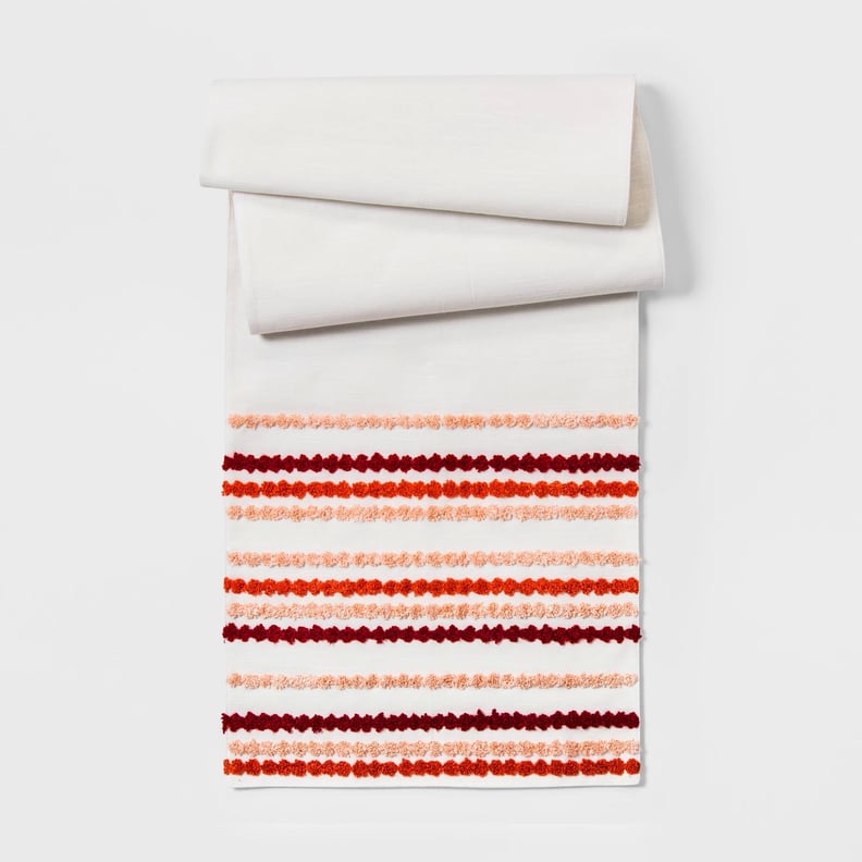 Warm Tufting Table Runner White