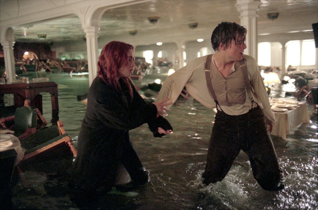 Kate Winslet and Leonardo DiCaprio in Titanic.