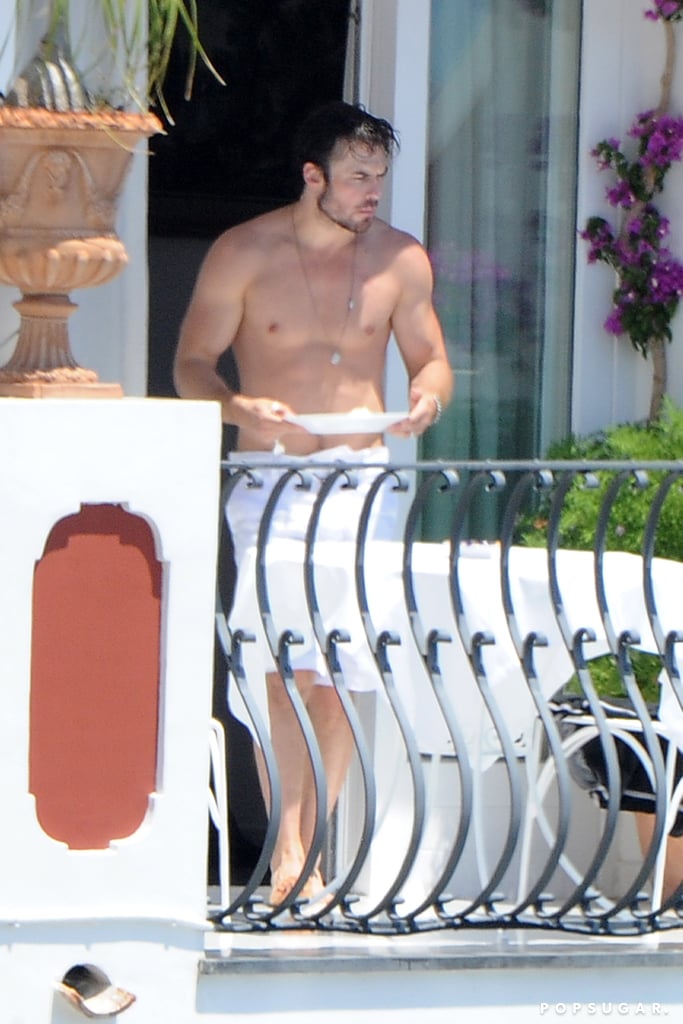 Ian Somerhalder and Nikki Reed Show PDA in Italy | Pictures