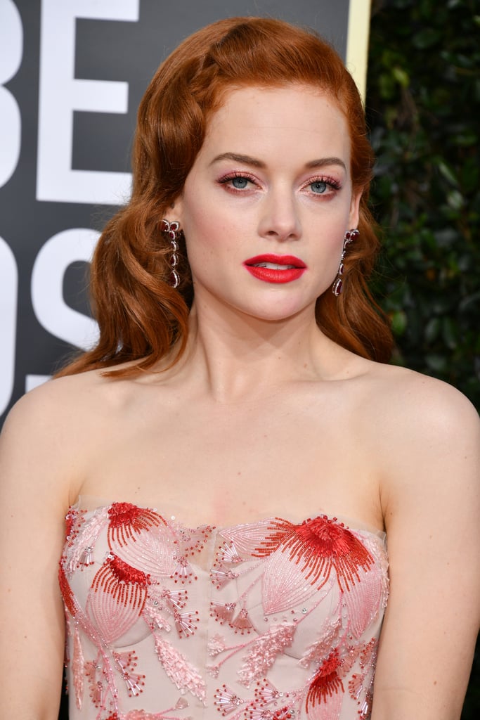 Jane Levy at the 2020 Golden Globes Celebrities in.