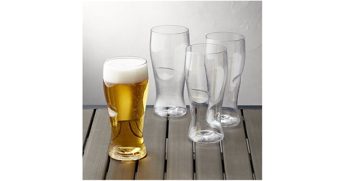 Shatterproof Plastic Beer Glasses Set of 4 (20) Pretty Picnic