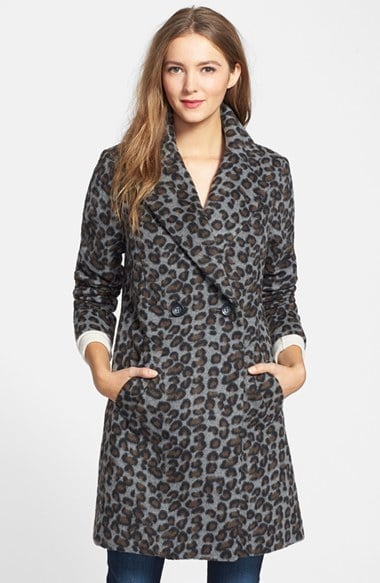 Vince Camuto Leopard Print Boyfriend Coat ($208)