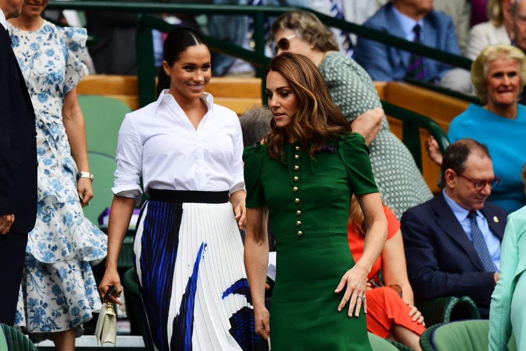 Meghan Markle and Kate Middleton at Wimbledon 2019 Pictures