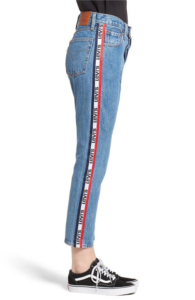 levi's 501 high waist crop jeans