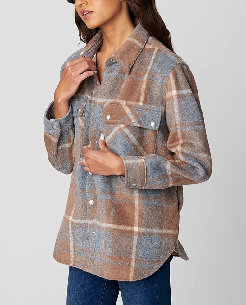 女装(BlankNYC):女性的奢侈品服装格子衬衫夹克