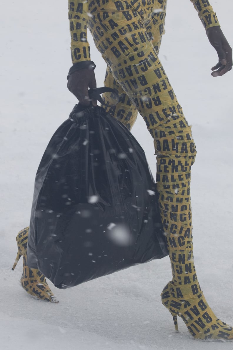 Balenciaga Drops Winter 2022 Runway Trash Pouch