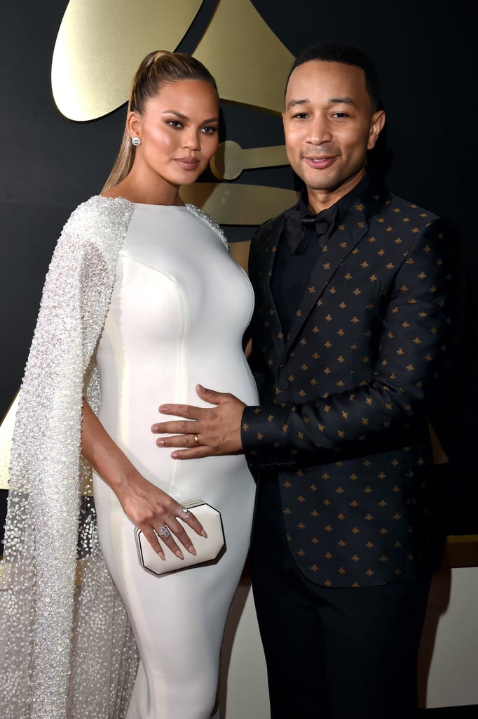 Chrissy Teigen's Dress at the Grammys 2016