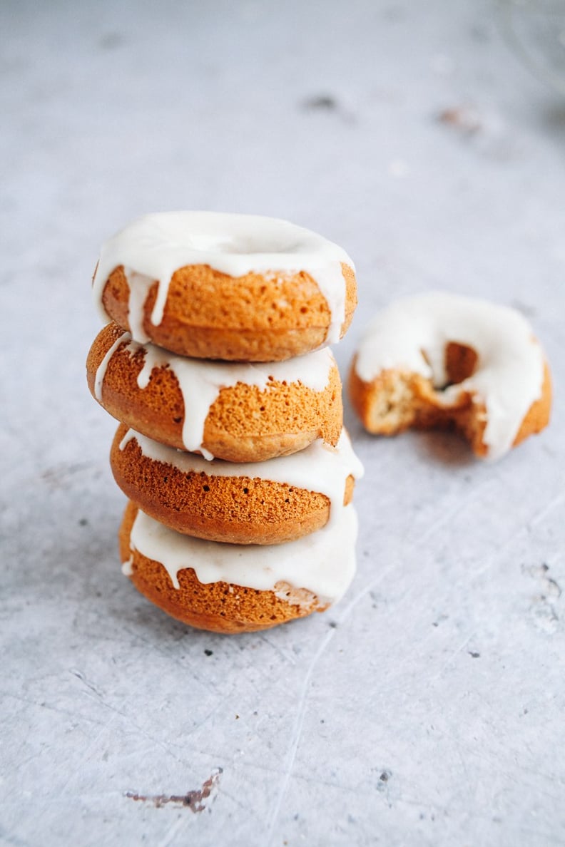 Vegan Mini Baked Gingerbread Donuts