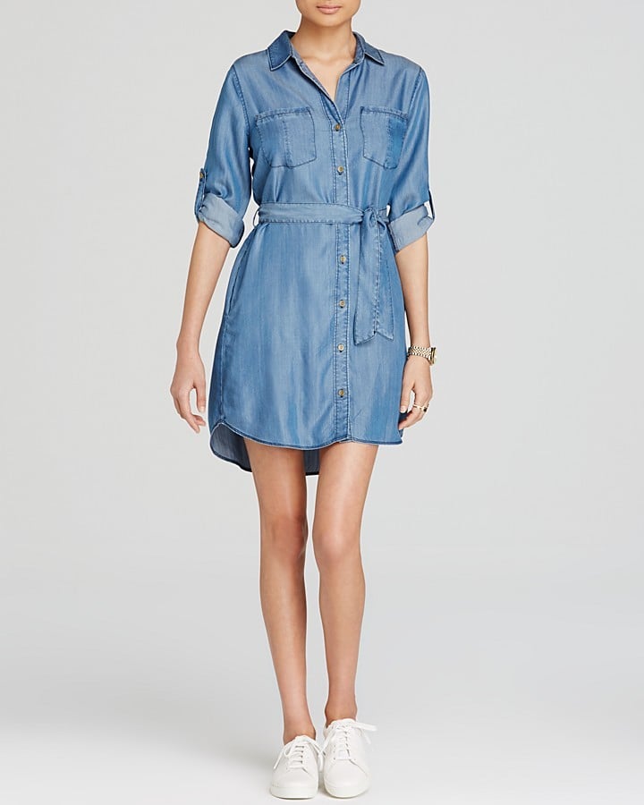 Aqua Shirtdress Anita Chambray ($88)
