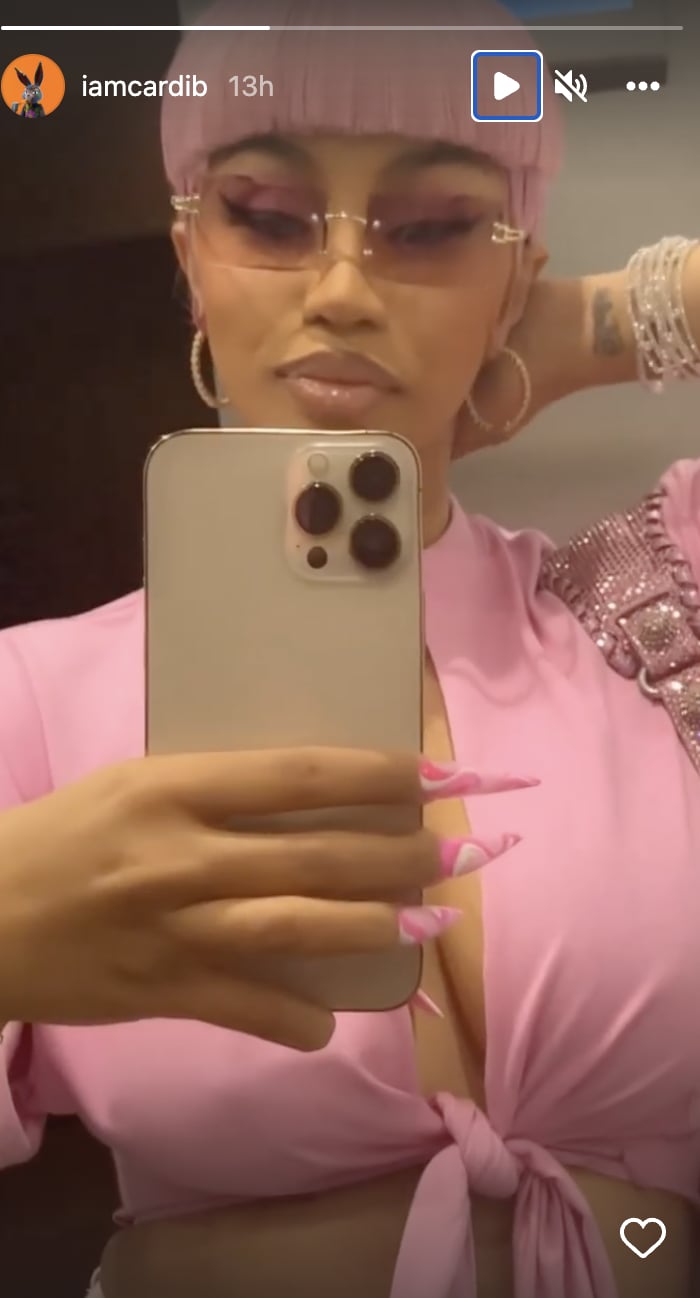Cardi B Gets Pink Bowl-Cut Hairstyle | POPSUGAR Beauty