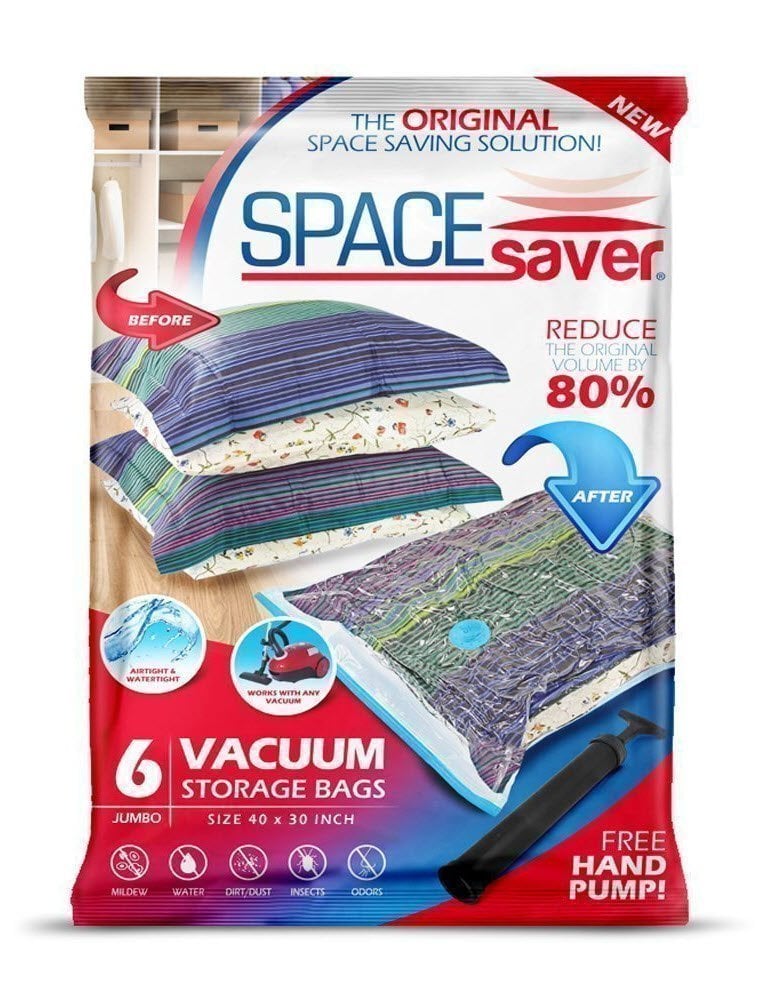 SpaceSaver Premium Vacuum Storage Bags Keep Your Closet