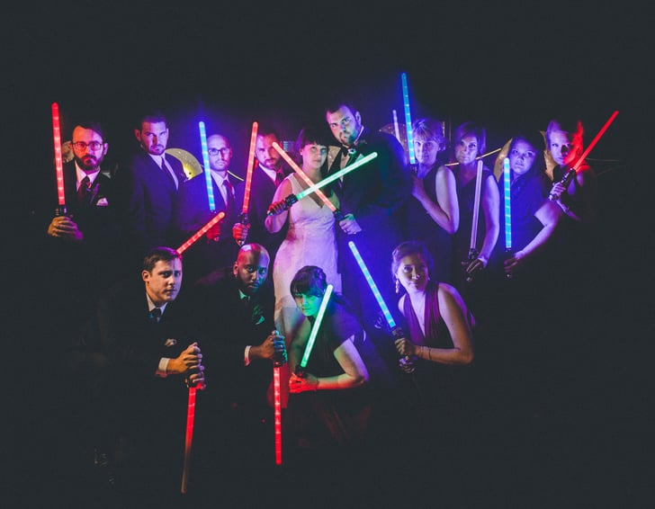 Lightsaber SendOff Star Wars Wedding Ideas POPSUGAR Tech Photo 83