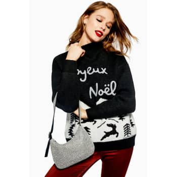 Topshop joyeux noel jumper outlet