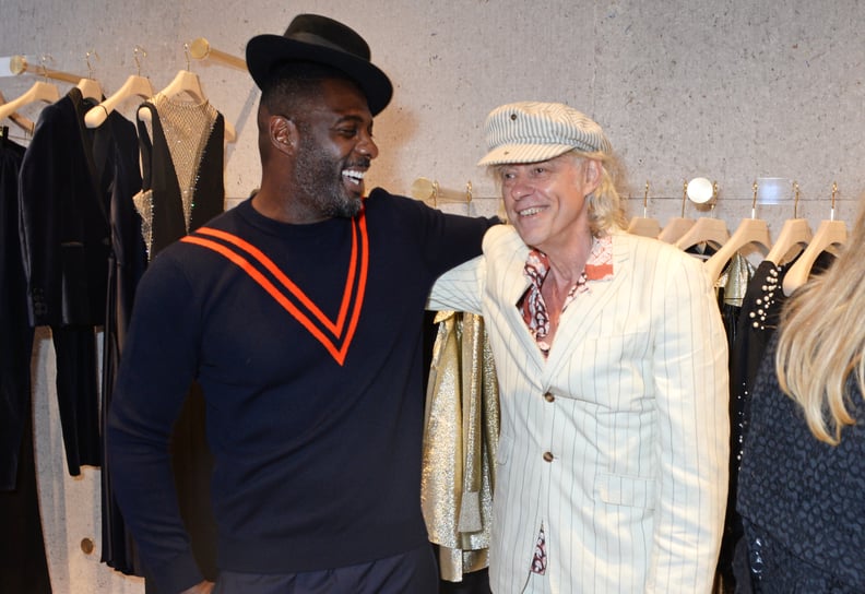 Idris Elba and Sir Bob Geldof