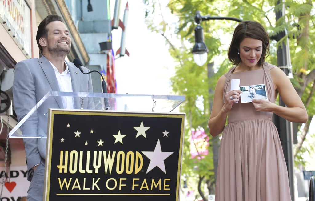 Mandy Moore and Shane West at Walk of Fame Ceremony 2019